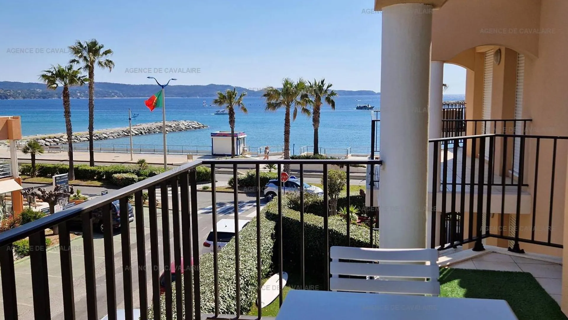 Beau T2 En Front De Mer Avec Clim, Parking, Animaux Admis - Fr-1-100-327 Cavalaire-sur-Mer Lejlighed